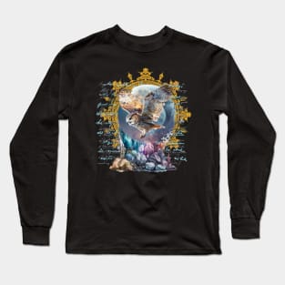 Crystal Mountain Owl Long Sleeve T-Shirt